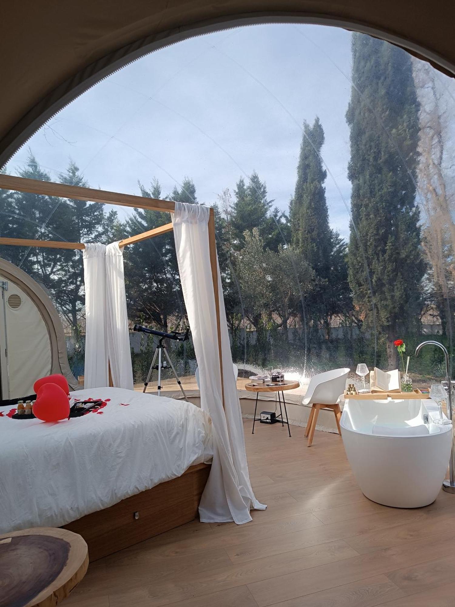 Bubble Room Puglia Villa Bautier Bubblenights Cerignola Ngoại thất bức ảnh