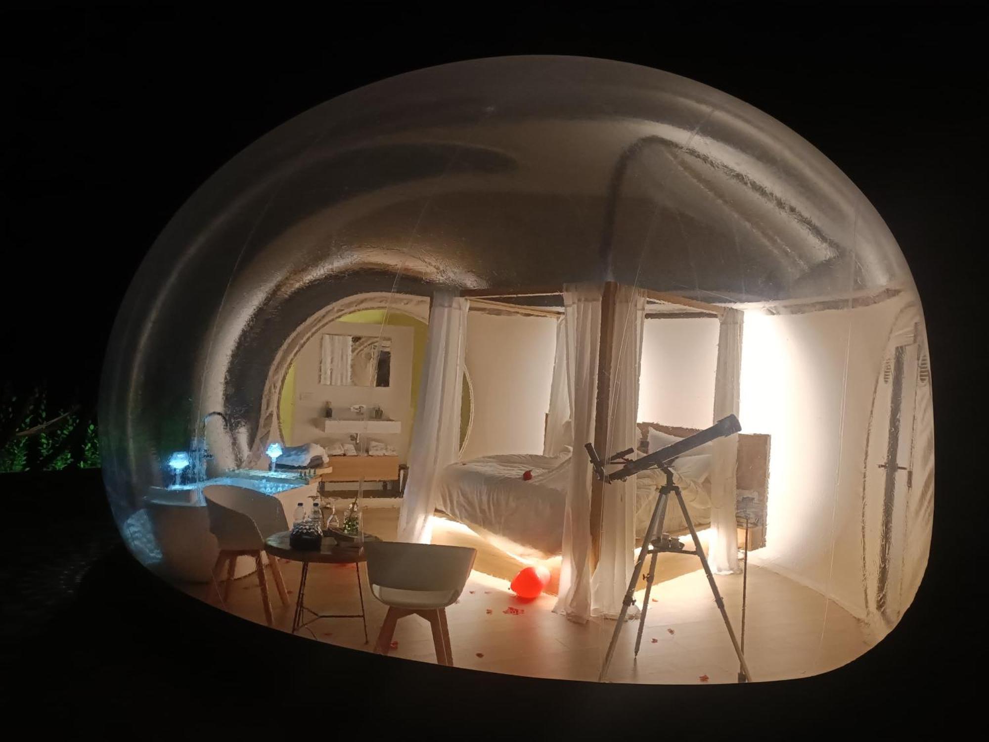 Bubble Room Puglia Villa Bautier Bubblenights Cerignola Ngoại thất bức ảnh