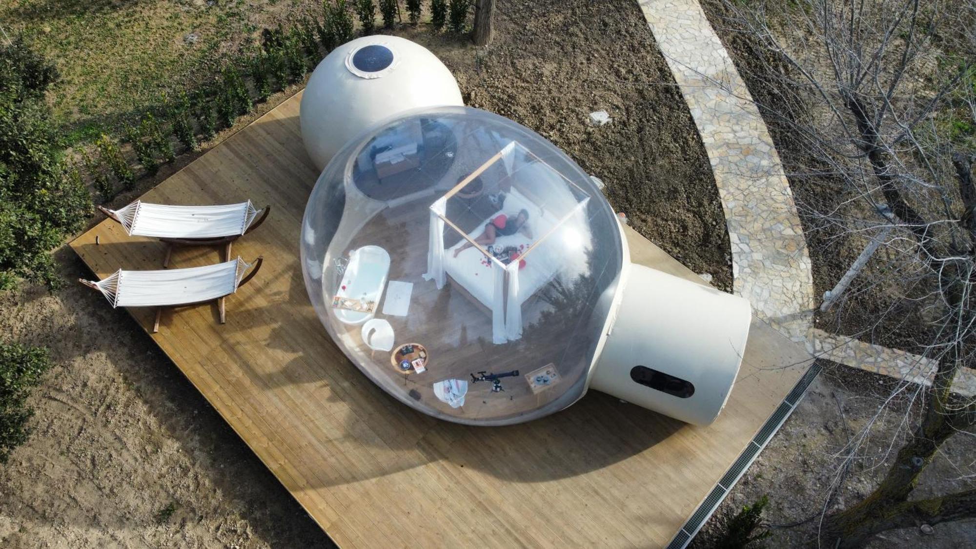 Bubble Room Puglia Villa Bautier Bubblenights Cerignola Ngoại thất bức ảnh